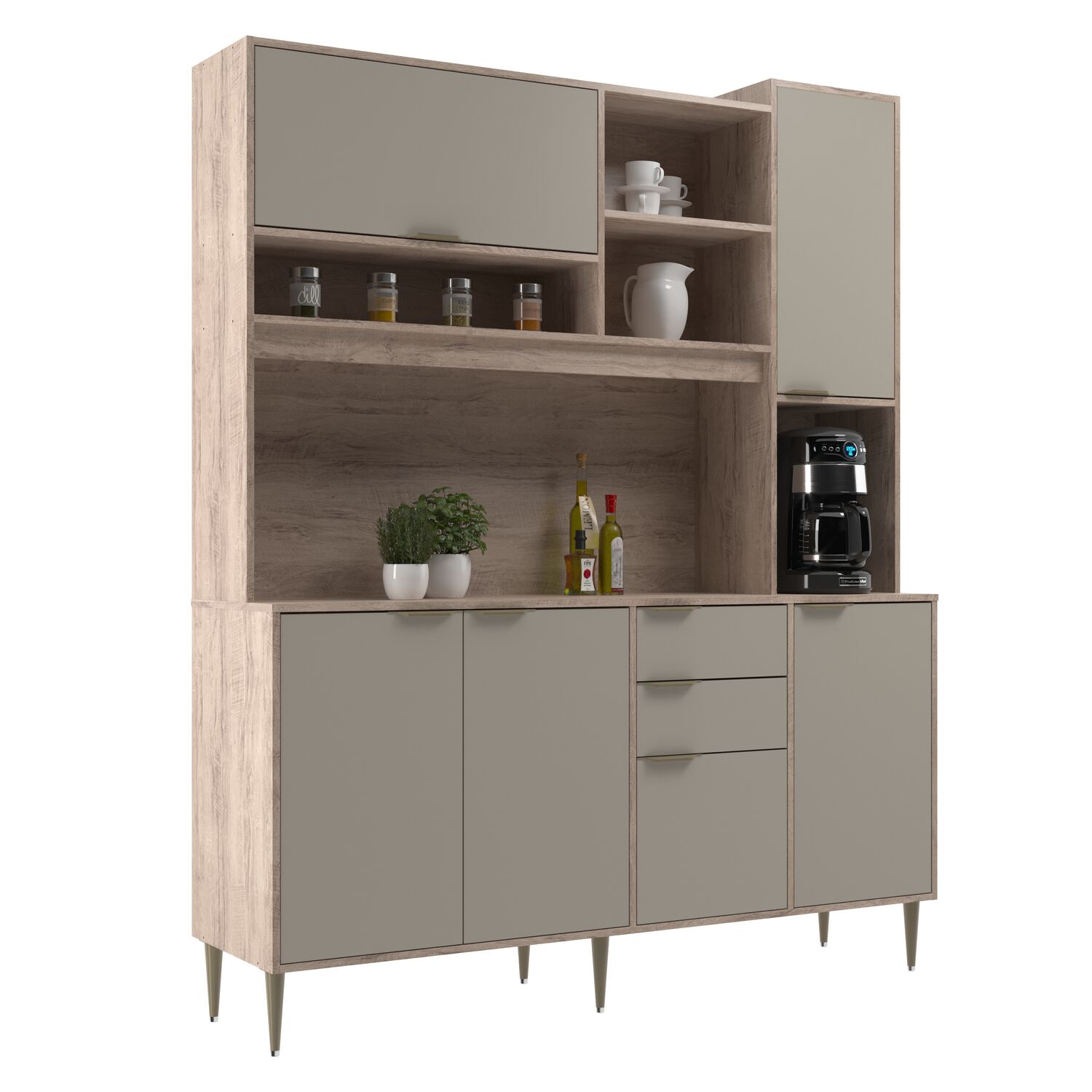 Mueble De Cocina Casaideal Parma / 6 Puertas / 2 Cajones image number 0.0